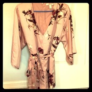 Baby pink shorts jumpsuit